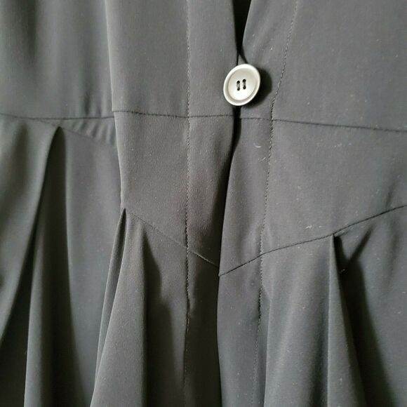 EDW Everyday Wear by Spirithouse Black Tunic Jacket Single Button Size S Black - Picture 3 of 8